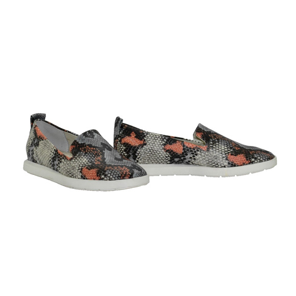 B0 NEW FRANCO SARTO Boston Blue Orange Gray Blk Snake Sneaker Loafers 5M/35 - Picture 1 of 6